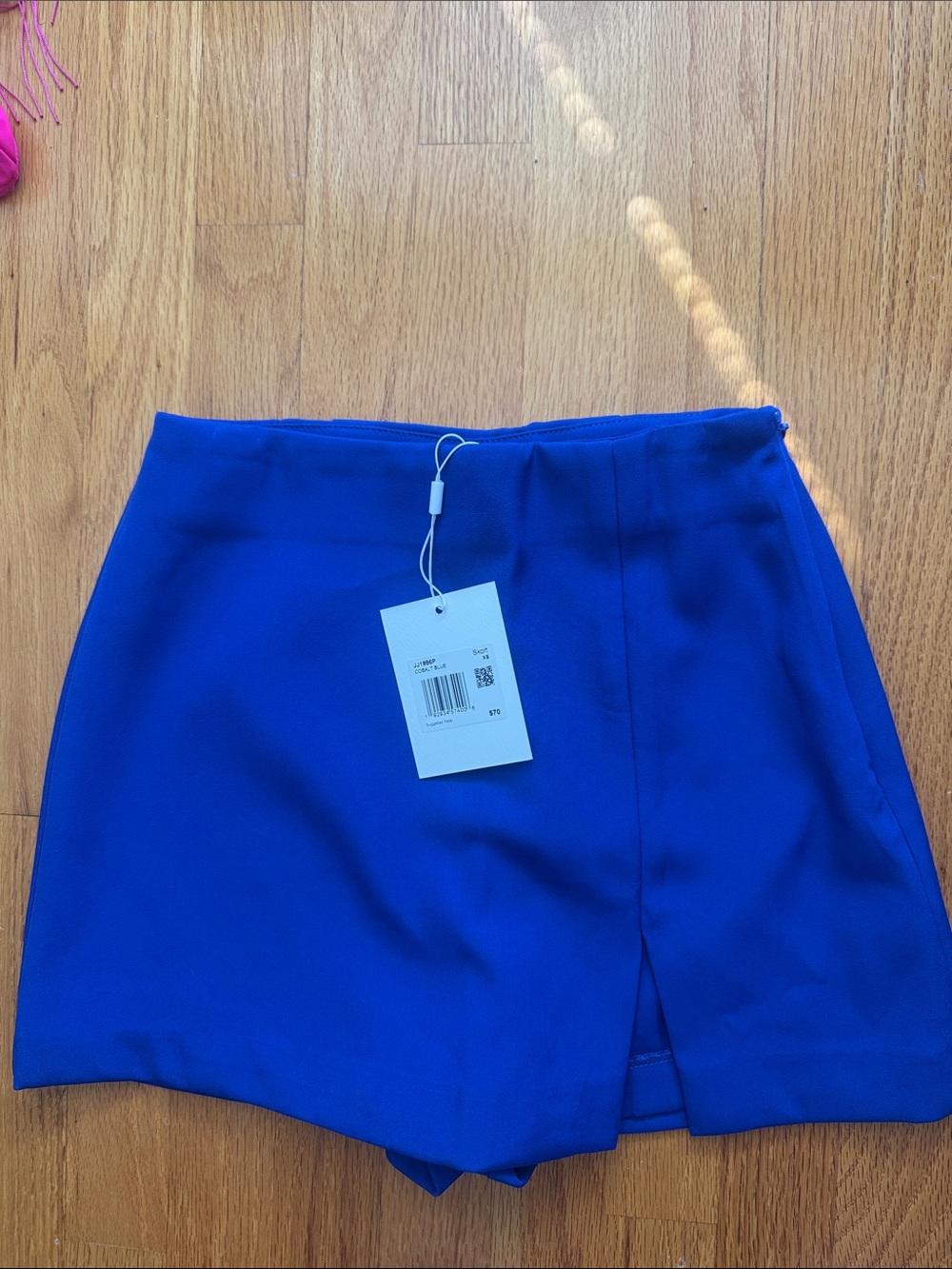 Endless Rose Royal Blue Women's Skort with Front Overlap